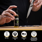 Knife Pivot Lube – Camellia Knife Oil for Blades – Tsubaki, Honing Oil for Cleaning and Blade Care – 60ml Spray Bottle