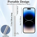 2 Pcs Stainless Steel Toenail File for Thick Nails, 4-Sided Design Toe Nail File 7.1 inch Durable Long Filer Fingernail Filing Nail Care Tool for Men Women