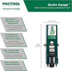 PacTool SS204 Snapper Shear Power Cutter and Gecko Gauge Siding Mounting Kit