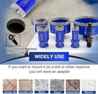 SHDIATOOL Diamond Drill Core Bits Set for Porcelain Hole Saw Cutter for Tile Marble Ceramic Granite 5/8-inch-11 6pieces(20/25/35/50/75/100MM)