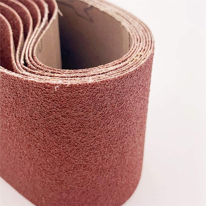 3 x 18 Inch Sanding Belts | 60 Grit Aluminum Oxide Sanding Belt | Premium Abrasive Paper for Portable Belt Sander 3x18, 24 Pack (3x18in,60 Grit)