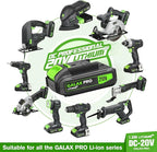 GALAX PRO Cordless Reciprocating Saw with 20V 2.0Ah battery, 0-3000RPM Variable Speed Power Reciprocating Saws with 7/8" Stroke Length,5pcs Zallsaw Blade for thin wooden board, soft metal Cutting