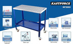 KF3002 Rust-Free 36”×18” Welding Table 1200 lbs Loading Capacity, Wedling Cart Universal Work Table with 5/8" Holes, Top Thickness up to 10Ga, Withstands Heat up to 1600 Fahrenheit