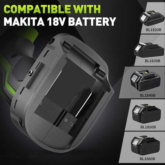 Brushless Cordless Impact Wrench 1200Nm (885Ft-lbs) High Torque, 1/2 Inch Impact Gun with 2x20V 4Ah Batteries, 3-Speed, 4 Cr-V Sockets (17/19/21/22mm) for Car Tire, Mower Lug Nut