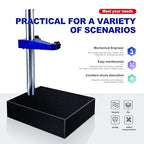 Marble Dial Test Stand,Digital Dial Indicator Pressure Gauge Base,Marble Base for Dial Indicator（12.7lb）