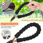NTR 15FT Long Dog Leash, Check Cord with Swivel Lockable Hook and Comfortable Padded Handle for Dog Leash for Small Medium and Large Dogs Walking Training Hiking Camping Playing Orange Color
