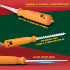 imarku Pumpkin Carving Kit, 36PCS Pumpkin Carving Tools, Professional Pumpkin Carving Knife Set with Stencils & Bag for Beginners, Sharp Pumpkin Carving Gift for Halloween Decoration Jack-O-Lanterns