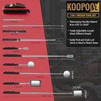 Telescoping Magnetic Pickup Tool Set, Inspection Mirror Telescoping, LED Flashlight, Cool Gadgets for Men, Gifts for Dad, Husband, Kids, Boyfriend, Magnet Stick