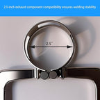 2.5 inchesStainless Steel Exhaust Tack Welding Clamp-On Kit | Heavy-Duty Corrosion-Resistant Tool for Automotive Exhaust Fabrication & Professional Welding Projects (2.5 inches 1PCS)