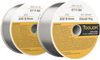 TOOLIOM E71T-GS .035" Diameter 2-Pound Spool Flux Core Self-shielded Carbon Steel MIG Welding Wire 2 PCS