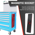3Pcs 1/2", 1/4" and 3/8" Magnetic Socket Organizer Set,SAE Socket Holder Kit, Socket Trays，holds 68 Deep and Shallow 3/8" Sockets(sockets not included)