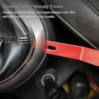 GLK Auto Trim Removal Tool Set, 5pcs Plastic Pry Tool Kit, Auto Trim Tool, Prying Tool, Car Door Panel Clip Revmoal Tool, Fasteners Remover, red