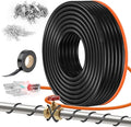 5W/FT 120V Pipe Heat Tape 100FT (3FT-200FT) - Freeze Protection Heating Cable for Metal/Plastic Water Pipes, Maintains Flow at -40°F