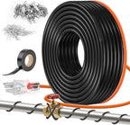 5W/FT 120V Pipe Heat Tape 100FT (3FT-200FT) - Freeze Protection Heating Cable for Metal/Plastic Water Pipes, Maintains Flow at -40°F