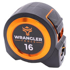 Tape Measure 16 FT - Measuring Tape Retractable - Oversized & Double-Sided Print - Blade Lock, Finger Brake - High Performance Nylon Coating, 10' Stand-Out - 13' Reach / 1-1/16" Blade