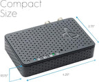 Hitron Bonded MoCA 2.5 Network Adapter for Ethernet Over Coax (Add-on 1 Pack) | Up to 1 Gbps Ethernet | Ideal Backbone for Home Mesh WiFi, Streaming, and Gaming