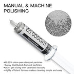 Diamond Polishing Compound Lapping Compound 60,000 Grit 0.11-0.2 Microns with 30% Concentration of Diamond Powders Diamond Stropping Paste for Glass Marble Metal Resin Rock Jewelry Watch