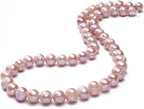 Natural Pearl Beads Potato 7-8mm Purple Freshwater Cultured Loose Gemstone Beads for DIY Jewelry Making 13.8''/Strand HQ