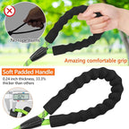 NTR 50FT Dog Long Leash with Swivel Lockable Hook and Comfortable Padded Handle, Dog Training Leash for Walking, Hunting, Camping, Backyard for Small Medium and Large Dogs Green