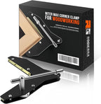 Miter Clamps for Woodworking - Corner Clamps for Window & Door Casing, Picture Frames, Cabinet Trim, DIY Crafting Projects - Secure 90° Angle Grip