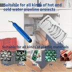 Aluminum PVC Deburring Tool for Plastic Pipe,PVC Pipe Chamfer Tool for Pipe Burring,Plastic Pipe Deburring Tool,Tube Deburring Tool 4” to 1-1/4”,&Replacement Blade&Swivel Head Deburring Tool&Wrench