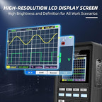 Hantek 2C72 Handheld Oscilloscope 70MHz Multimeter 2CH+DMM 2 in 1 Multifunction Tester