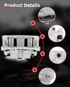 cciyu Front Right Brake Caliper Assembly w/Bracket 18B4694 For Chevy For Blazer/For S10,For GMC For Jimmy/For Sonoma,For Isuzu For Hombre,For Oldsmobile For Bravada