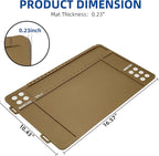 Gun Cleaning Mat, Premium Magnetic Pad With Organizer Parts Tray, Anti-Slip Rubberized Pistol Mat, Protective Workbench Mat for Gun Cleaning (16.5"x 10.43")