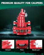 SCITOO Rear Right Brake Caliper With Bracket 19-B2068 Compatible For Acura For TSX 2004-2008,For Honda For Accord 1998-2007