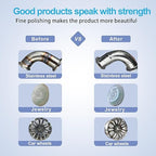 Neeki 6 Drill Buffing Wheels and 3 Polishing Compounds, Multi-Specification Wheel Kit for Metal, Stainless Steel, Jewelry, Wood, Ceramic, Glass, and Other Surfaces