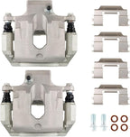 Torchbeam 2PCS Rear Driver and Passenger Side Brake Caliper for 2002-2009 Trailblazer, 2002-2009 Envoy, Disc Brake Caliper Replace # 18B4805+18B4804 For Chevrolet GMC Buick Isuzu Saab