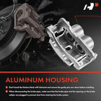 A-Premium Disc Brake Caliper Assembly With Bracket Compatible with Chevy, Cadillac, GMC and Hummer Models - Silverado 1500 2500 3500, Escalade, Tahoe, Sierra 1500 2500 3500, Savana 1500