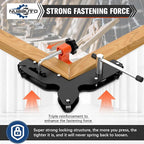 Upgraded Miter Max Corner Clamps,Heavy-Duty Miter Clamps for Woodworking,Making Window Casing, Making Door Casing, Picture Frames,Cabinet Trim,Crafting Projects and More-Stronger & Easier to Use,1PCS