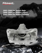 cciyu Rear Left Brake Caliper Assembly w/Bracket 19B2583 2003 2004 2005 2006 For Subaru For Baja,2000 2001 2002 2003 2004 For Subaru For Legacy,2000 2001 2002 2003 2004 For Subaru For Outback