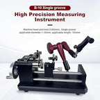 Concentricity Tester, Coaxiality Measuring Instrument, Measuring Dia 1-35mm, Length 102mm, Precision Resolution 0.002mm, with A Two Measuring Stand and an Sliding Guide Rail
