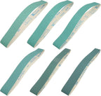 2 x 36 Inch Ceramic Sanding Belts, 2x36 Metal Grinding Sanding Belt 60/80/120/180/240/400 Grit, Sander Belt for Knife Making, Rust Removal, 6 Pack