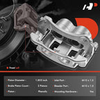 A-Premium Disc Brake Caliper Assembly with Bracket Compatible with Select Chevy, Pontiac and Saturn Models - Equinox 2005-2006, Vue 2004-2007, Torrent 2006 - Front Left Driver Side