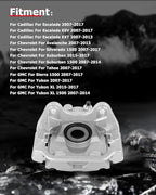cciyu Rear Right Brake Caliper Assembly w/Bracket 18-B5031 For Cadillac 2007-2020,For Chevy 2007-2020,For GMC 2007-2020