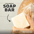 Dr. Squatch Natural Bar Soap for Men - Cold Process Soap with No Harsh Chemicals - Pine Tar, Cedar Citrus & Cool Fresh Aloe (5 oz, 3-Pack)