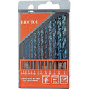13 PCS Blue Coating Cobalt Drill Bit Set M35 HSS Twist Drill Bits 1/16"-1/4" for Hardened Metal, Stainless Steel, Cast Iron, Plastic and Wood