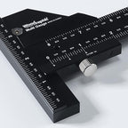 Scriber Gauge 37 Inch – Extra Long Measuring and Marking Ruler, Layout and Joinery Gauge, CNC Aluminum Square Tool for Woodworking, Carpentry, Framing, DIY Projects (New Version)