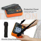 Digital Insulation Resistance Tester, Megohmmeter Ohm Meter YF-VC60B+, Voltage Tester 250/500/1000V, Megohm Meter with Backlight LCD Display, Data Hold