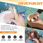 5pcs Wood Carving Knife Assortment Kit Wood Carving Knives Tools Set Includes Carving Hook Knife Wood Carving Whittling Knife Wood Carving Blank Polished Compound for Woodworking