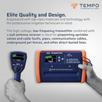 TEMPO Communications 521E Wire and Sprinkler Valve Locator Tool, Irrigation Underground Wire Locator, Buried Wire Locator (2025 Model)