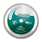 12 Inch 60 Tooth Industrial Level Steel and Ferrous Metal Saw Blade with 1 Inch Arbor