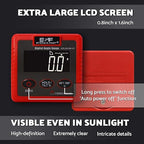 S&F STEAD & FAST Digital Angle Finder Magnetic with 4 Surface Magnets, Large LCD Display Digital Inclinometer, Magnetic Angle Gauge for Table Saw, Woodworking