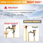 Backflow Preventer Cover Insulated (5˚F) - 14"W x 26"H Backflow Cover for Winter Pipe Freeze Protection - Sprinkler Covers for Outside with 7 Layers Fabric Double Wall Insulation Cover