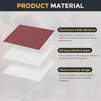 HARFINGTON 25 Pcs 8 Inch Sanding Disc 240 Grit Hook and Loop Sandpaper Random Orbital Sander Pads for Woodworking Automotive Metal Polishing