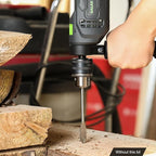 GALAX PRO 4.5Amp 0-3000RPM Corded Hammer Drill, 5pcs Bit, Hammer and Drill 2 Functions in 1 with 12 Variable Speed, 1/2 Inch Keyed Metal Chuck, 360°Rotating Handle