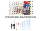 FTG USA Adjustable Wood Countersink Drill Bit Set #6#8#10 Set with Tapered Drill Bits for Woodworking